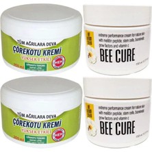 Fırsatkolik Çörek Otu Kremi Büyük Xl Boy Krem 2X200 Ml+ Bee Cure 2X150 ml Krem