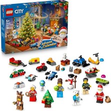 MarkEntegra LEGO City 2025 Yılbaşı Takvimi 60475 – 5 Yaş ve Üzeri Erkek ve Kız Çocuklar Için Yılbaşına Geri Sayım Yapan, Günlük Sürpriz Oyuncaklarla Dolu Yaratıcı Oyuncak Yapım Seti ve Hediye Fikri (186 Parça)