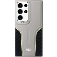 HDD Samsung Galaxy S24 Ultra Aventra Karbon Sport Kılıf – Premium Koruma - Natural Grey