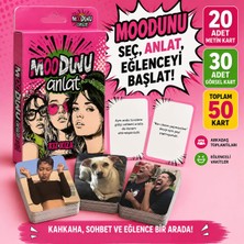 LUXMON Moodunu Anlat Kız Kıza Mini Paket 50 Kart - Kadın Arkadaş Grubu Eğlence Seti