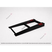 Flutura 1:18 Ölçek Model Araç Sergileme Platformu - Model Araç Sergileme Rampası