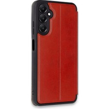Renas Store Samsung Galaxy A55 5g Kılıf Flip Cover - Kırmızı
