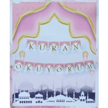 Hayaller Dükkanı Flama Kuran Okuyorum Set Pk:1