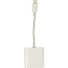 Marsilyan™- APR22 Iphone Otg 2in1 - Beyaz