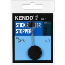 Kendo Stick Rubber Stopper Balıkçı Siyah Kauçuk 9'lu Stoper