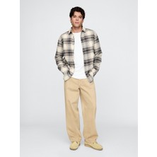 Gap Erkek Bej Extra Baggy Jean Pantolon