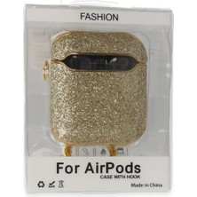 Renas Store Apple Airpods 2 (2.nesil) Spell Simli Kılıf - Gold