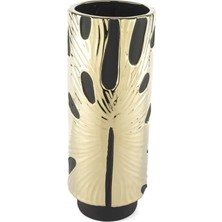 Mikasa Moor Gold Siyah Pors Vazo 15X38CM