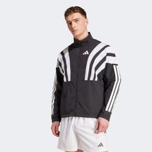 adidas Adizero Archive Erkek Siyah Koşu Rüzgarlık.-