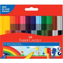 Faber-Castell Keçeli Kalem,12', 12 Renk