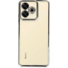 Hayat Store Xiaomi Redmi 13 4g Kılıf Razer Lensli Silikon - Gümüş
