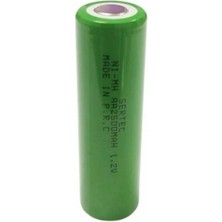 Marsilyan™- Sertec - 1.2V 2500 Mah - Aa - Nı-Mh Şarjlı Pil - (Başsız / Flat Head)
