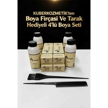 Biomagic 66.78 Çikolata Karamel Organik Içerikli Amonyaksız Kalıcı Kokusuz Saç Boyası 4boya 4oksidan Boya Fırçası ve Boya Tarağı