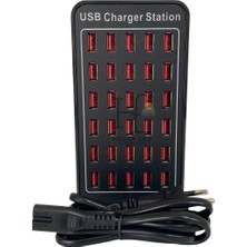 Hazar Led 30 Port USB Şarj Istasyonu 150 Watt Çoklu USB Şarj Aleti