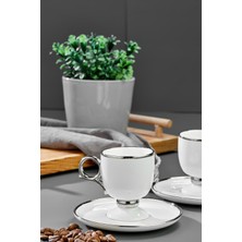 Cooker Zenora 2 Kişilik 90 ml Porselen Kahve Fincan Takımı CKR4527