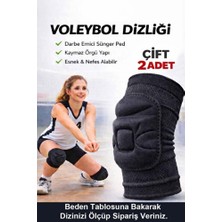 Empressco Yetişkin Çiftli Voleybol Dizliği, Kaleci Dizliği, Kabartmalı Sünger Destek