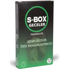 Adres Medikal S-Box Özel Kayganlaştırıcılı Prezervatif 12'li