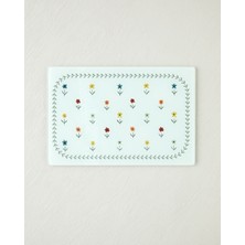 English Home Arnie Cam Kesme Tahtası 20X30 cm Renkli