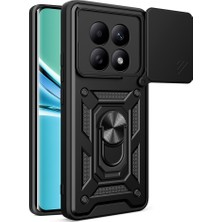 Heptek İletişim Redmi Note 15 4g Kılıf Magnetik Standlı Kamera Korumalı Kapak (S-Vega)