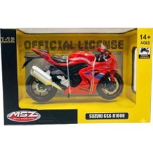 Eco Lounge 1/12 Suzuki GSX-R1000 Model Motosiklet