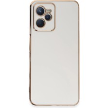 Drop Tedarik Realme C35 Kılıf Volet Silikon - Beyaz