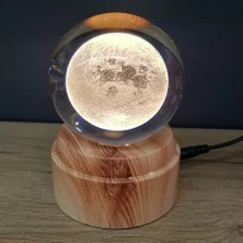 Dolunay Tasarımlı Dönen Cam Küre Midastech