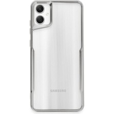 Drop Tedarik Samsung Galaxy A05 Kılıf Boyi Silikon Kapak - Gümüş