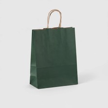 San Kraft Çanta Yeşil Orta Boy 25 * 31 cm 25 Adet