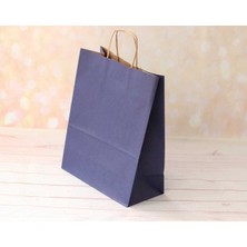 San Kraft Çanta Lacivert Orta Boy 25 * 31 cm 25 Adet