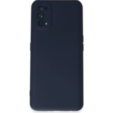 Drop Tedarik Realme 7 Pro Kılıf Nano Içi Kadife Silikon - Lacivert
