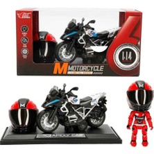 Eco Lounge 1:14 Sesli ve Işıklı Bmw Off-Road Die Cast Çek Bırak Motosiklet - 1 Adet Stokta Olan Gönderilir
