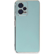 Drop Tedarik Xiaomi Redmi Note 12 Pro 5g Kılıf Volet Silikon - Açık Yeşil