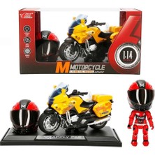 Eco Lounge 1:14 Sesli ve Işıklı Bmw Die Cast Çek Bırak Motosiklet