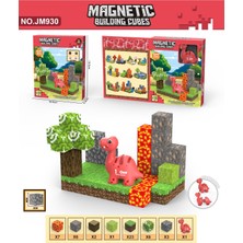 Birlik Oyuncak Magnetıc Küpler Eğitici Dinazorlar JM930-JM939