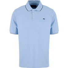 Brooks Brothers Mavi Erkek Nakışlı T-Shirt