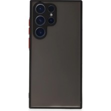 Drop Tedarik Samsung Galaxy S23 Ultra Kılıf Montreal Silikon Kapak - Siyah