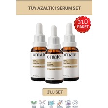 Ornate Karınca Yumurtası Yağı Tüy Azaltıcı ve Nemlendirici Serum Seti 3x30 ml – Pürüzsüz ve Yumuşak Cilt İçin