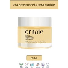 Ornate Su Bazlı Nemlendirici Krem 50 ml Onarıcı Niacinamide İçerikli Yağlı Ciltler İçin