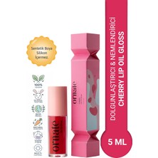 Ornate Cherry Lip Oil Gloss | Dolgunlaştırıcı & Nemlendirici & Parlatıcı Dudak Yağı / Cherry 5 ml