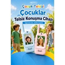 Neffo Video Özellikli Çocuk Telsizi Hd Kamera ve Ses Değiştirici Özellikli Şarjlı 2'li Paket Oyuncak
