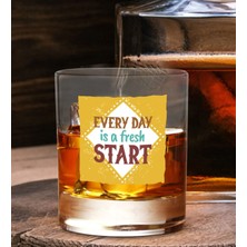 Bk Gift Dtf Motto Tasarımlı Viski Kadehi-6, Arkadaşa Hediye, Sevgiliye Hediye