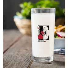 BK Gift Kişiye Özel Renkli Baskılı Harfli Rakı Bardağı-2