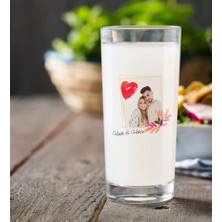 BK Gift Kişiye Özel Renkli Baskılı Isimli Fotoğraflı Rakı Bardağı-29