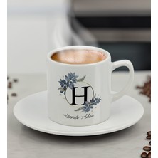 Bk Gift Kişiye Özel Baş Harfli Isimli Türk Kahvesi Fincanı, Sevgiliye Hediye, Arkadaşa Hediye, Ev Hediyesi