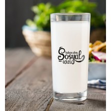 BK Gift Kişiye Özel Renkli Baskılı Sosyal Içici Rakı Bardağı-2
