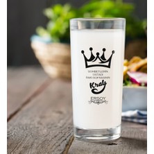 BK Gift Kişiye Özel Renkli Baskılı Sohbetlerin Üstadı Rakı Bardağı-1