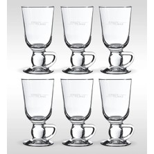 BK Gift Kişiye Özel Isimli 6'lı Irısh Kulplu Latte Bardağı