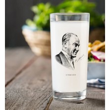 BK Gift Kişiye Özel Atatürk Temalı Rakı Bardağı-10