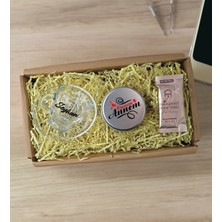 Bk Gift Kişiye Özel Isimli Cam Kahve Fincanı & Türk Kahvesi & Gümüş Metal Kutuda Kokulu Mum Hediye Seti-2, Anneye Hediye, Anneler Günü Hediyeleri