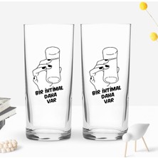 Bk Gift Kişiye Özel Isimli Dtf Eğlenceli Rakı Tasarımlı Ikili Rakı Bardağı Seti-1, Arkadaşa Hediye, Sevgiliye Hediye